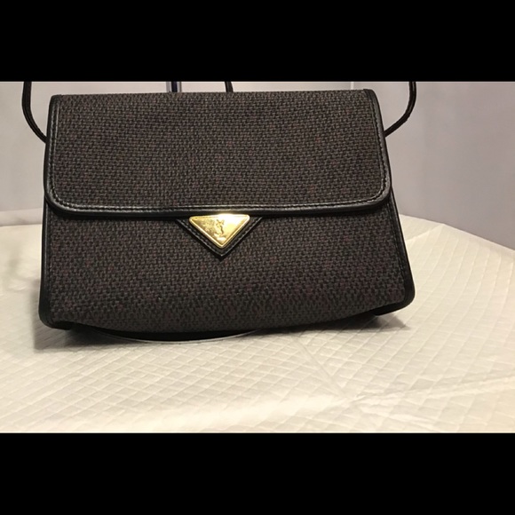 Yves Saint Laurent PVC Leather Crossbody Bag